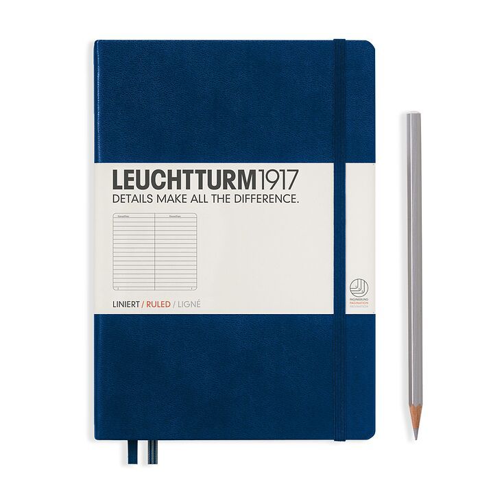 Leuchtturm1917 Notizbuch A5 liniert Marine