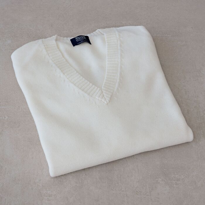 Merino-Pullover von William Lockie Ivory Gr. L