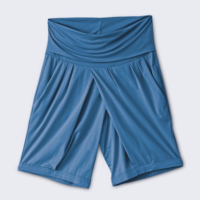 Sunday in Bed X Torquato Pyjamahose Mila Shorty Blau L