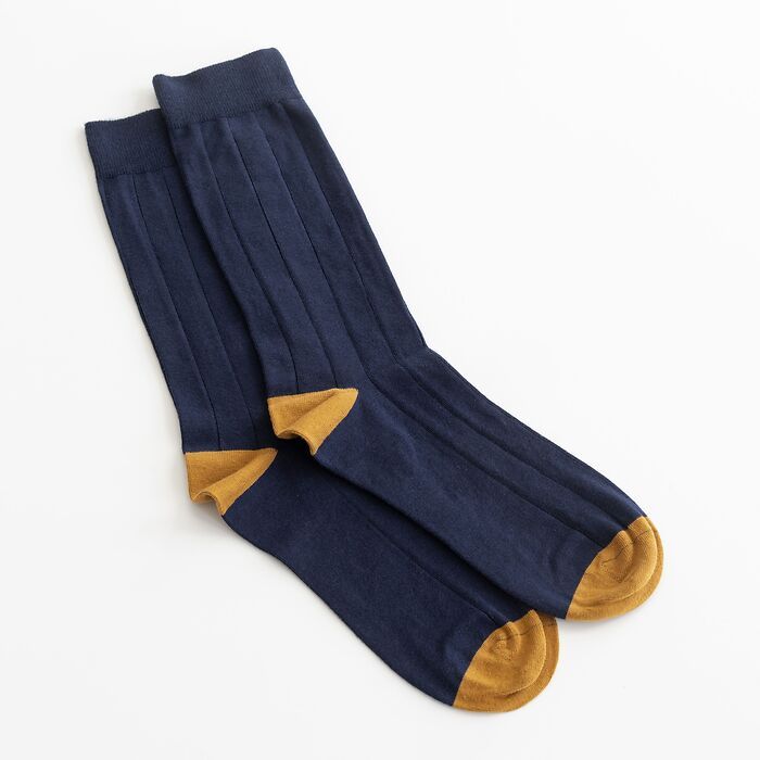 Scott-Nichol by Pantherella: Herrensocken Navy