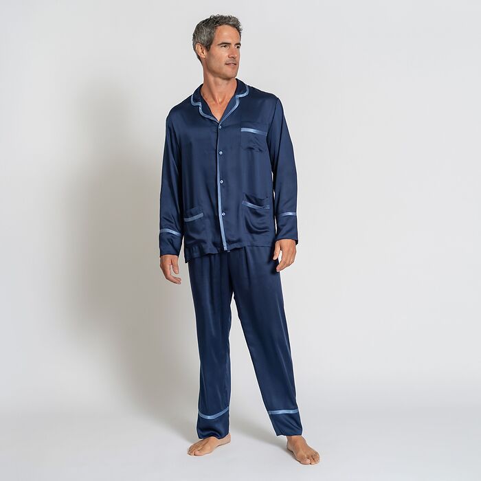 Hoomie Satinpyjama Ducale Herren Gr. XL