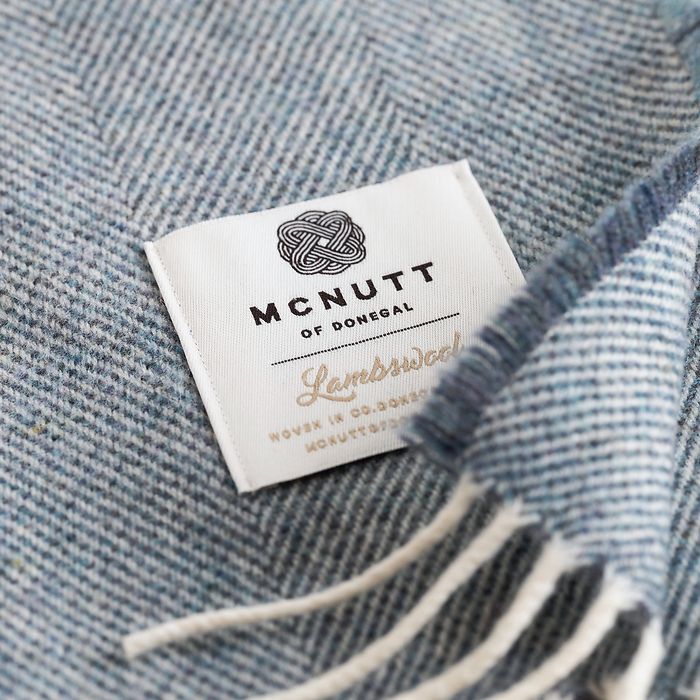 McNutt X Torquato Merino-Wolldecke Blue