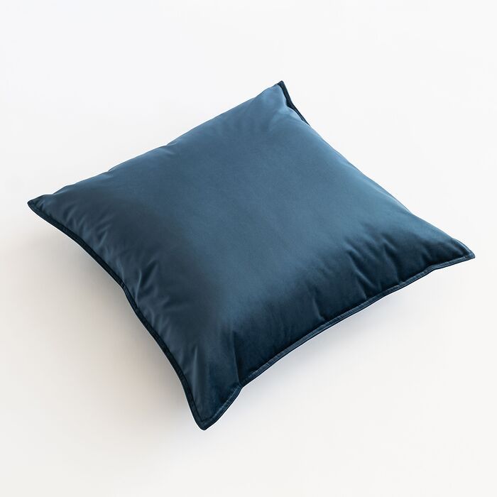 Samtkissen Celeste Navy 60 x 60 cm