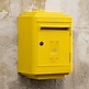 Briefkasten La Boîte Jaune Grand Modèle 1950 Gelb